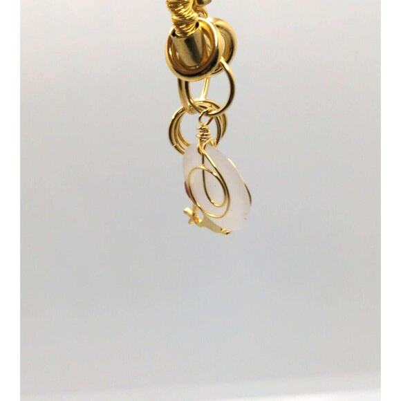 Gold Tone Stackable Bangle Bracelet With Charms ~New - Picture 8 of 10